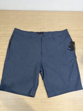 NWT Travis Mathew No Map Needed Performance Golf Shorts Men's Size 40 Blue
